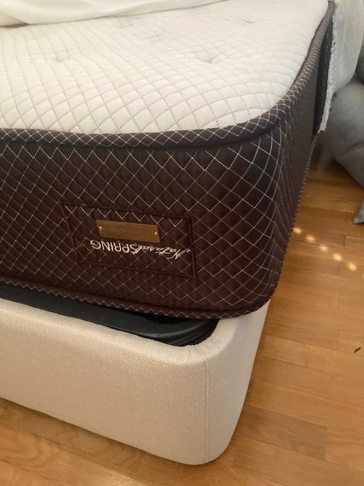 Cama de casal - conjunto SOMIER + Colchão NOVOS