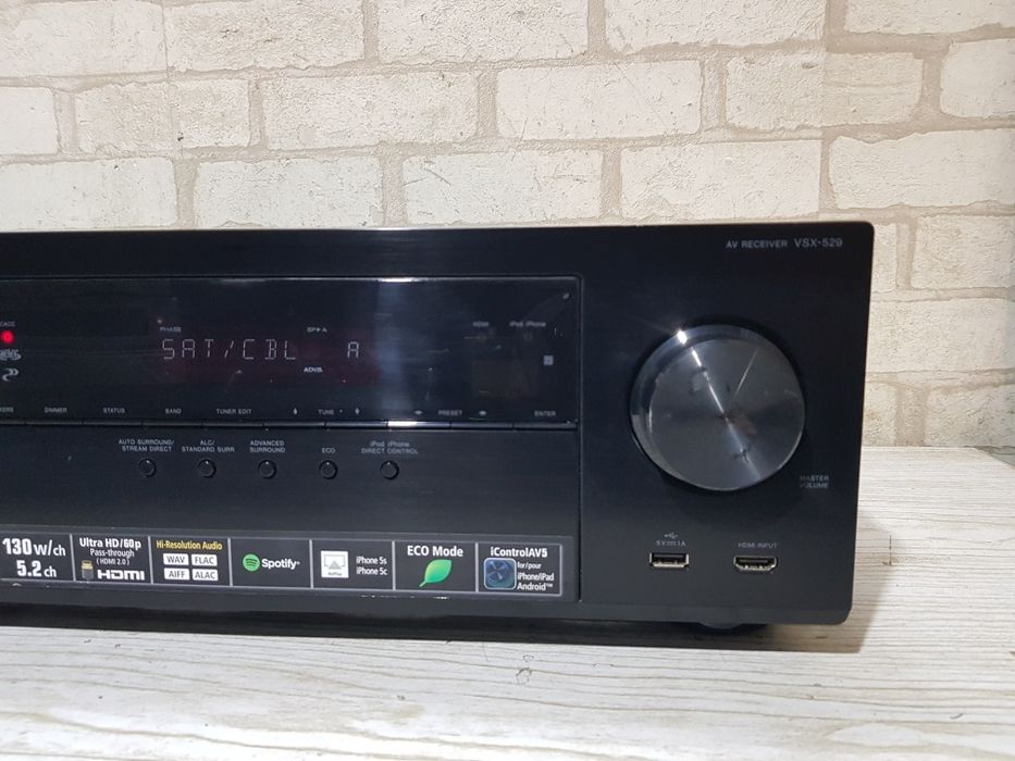 Пульт!5.2 AV-ресивер Pioneer VSX-529,HDMI,USB,AirPlay,Spotify,5*130 Вт