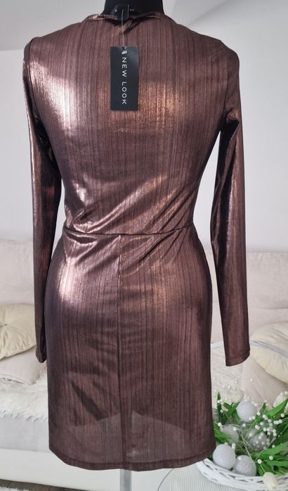 Sukienka  zloty brąz " New Look ".