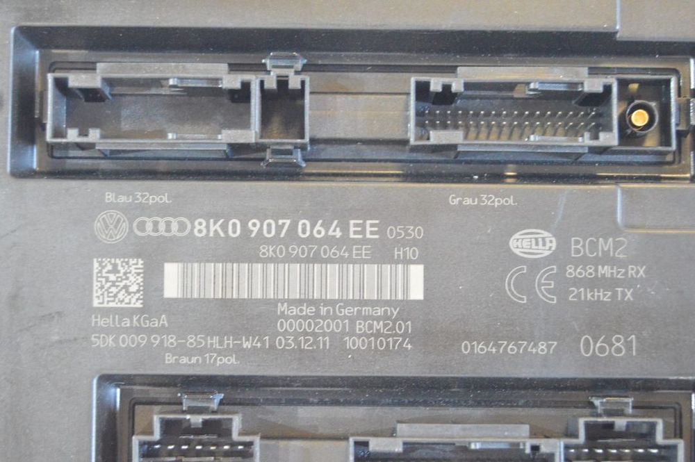 CENTRALINA COMANDO SISTEMA CONFORT MODULO ELETRONICO 8K0907064EE AUDI
