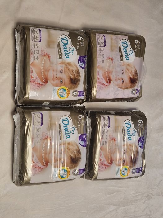 Dada Extra Care, Pieluszki, rozmiar 6,16+kg, 4 nowe zafoliowane paczki