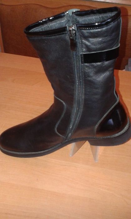 Полу сапоги мужские(кожа натуральная)