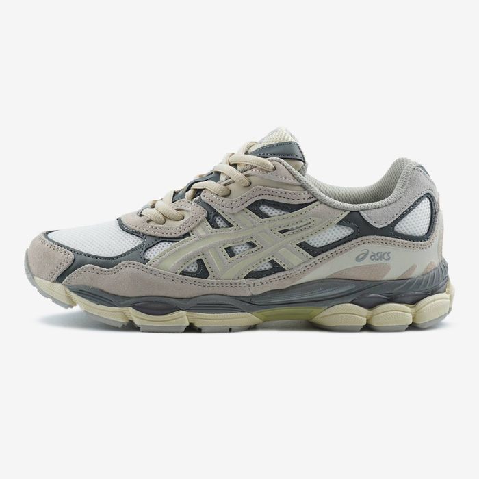 БЕЗКОШТОВНА ДОСТАВКА‼️ASICS GEL-NYC Beige / Cream (Бежеві / Кремові) кросівки ASICS GEL-NYC чоловічі жіночі, asics gel nyc beige cream,асикс нью йорк.