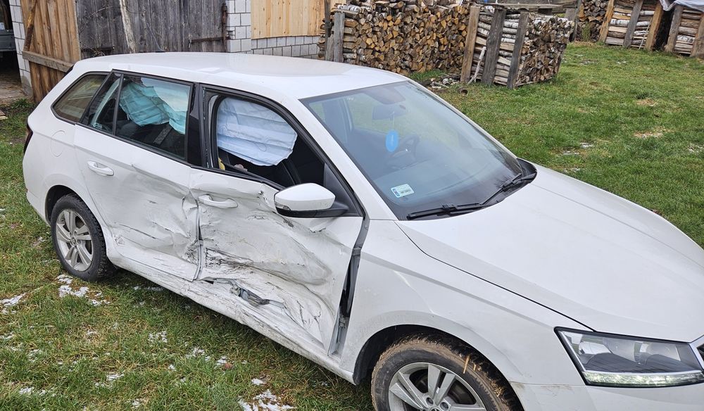 Skoda Fabia III 2020r. Uszkodzona