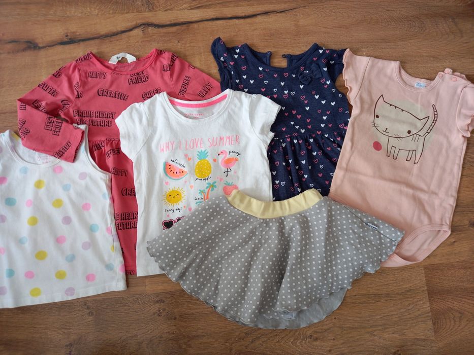 Ubranka dla dziewczynki, r. 92, Primark, H&M, Pinokio