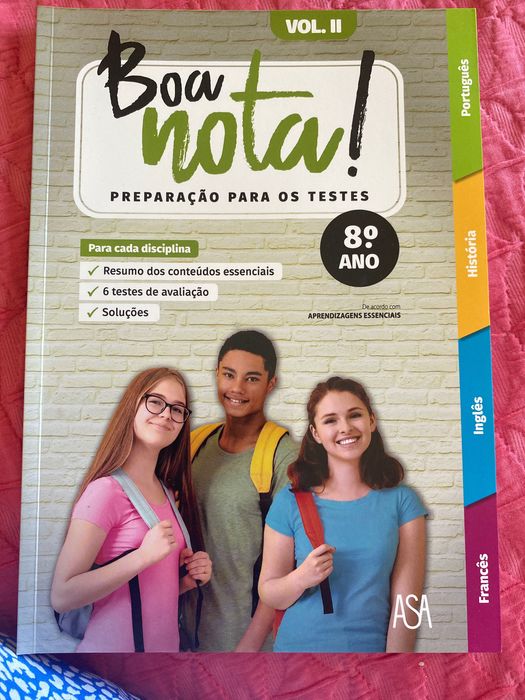 Livros preparação testes 8 ano