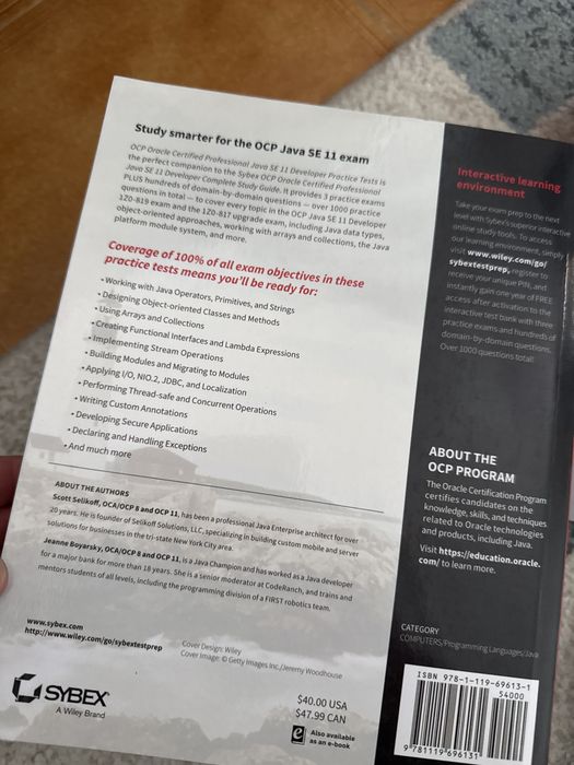 Livro OCP JAVA 11 pratical test