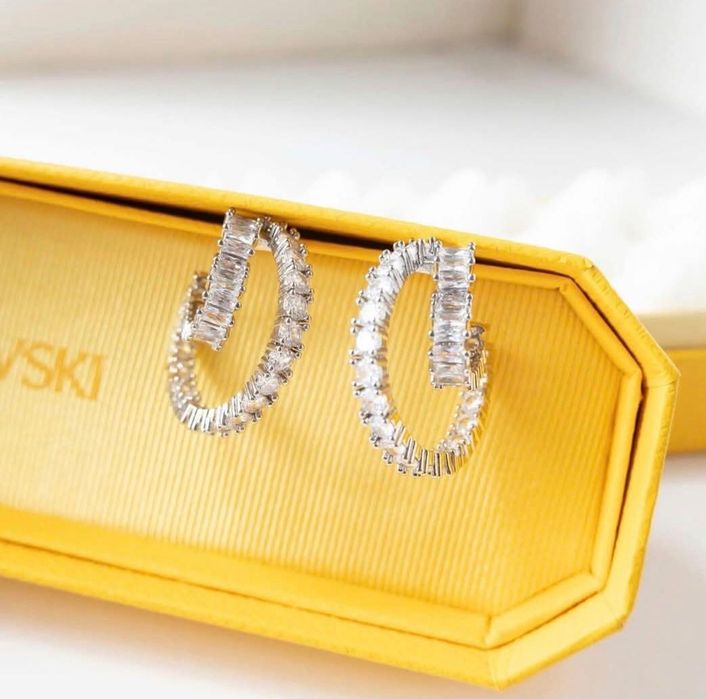 Сережки Swarovski matrix