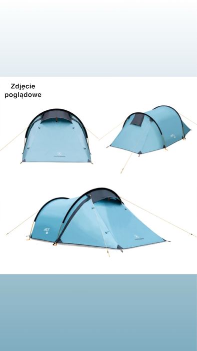 Namiot dwuosobowy wodoodporny turystyczny