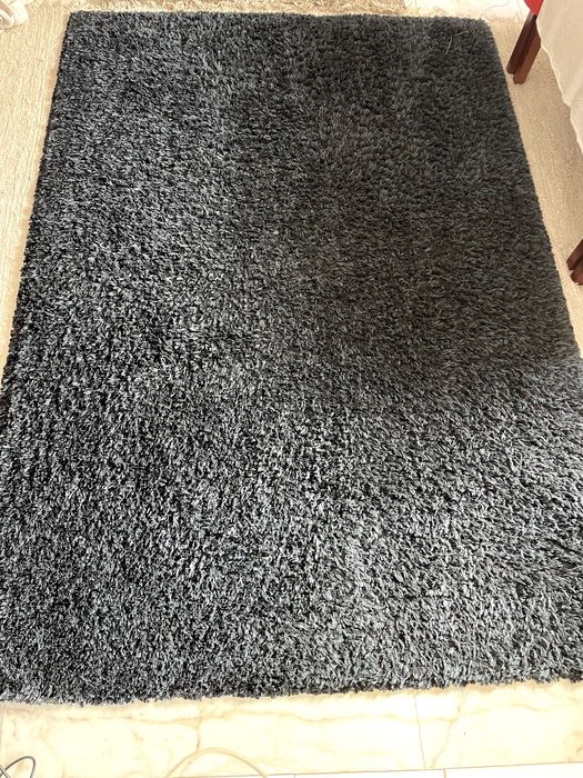 Tapete de pelo alto azul escuro – IKEA