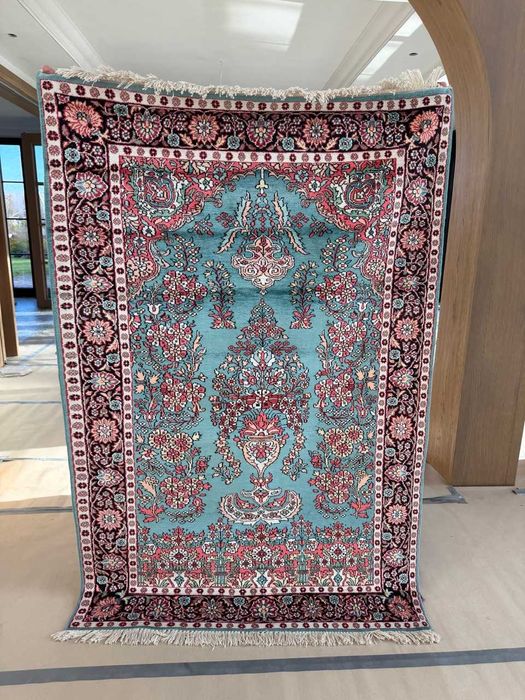 Nowy Dywan Jedwabny dywan perski GHOUM / Qom 190x120 galeria 14 tyś