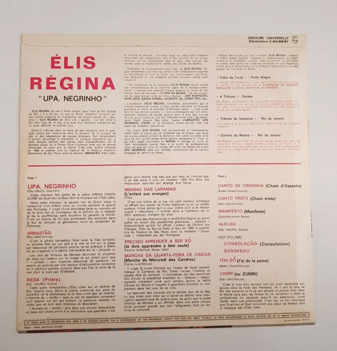 Elis Regina - Upa Negrinho