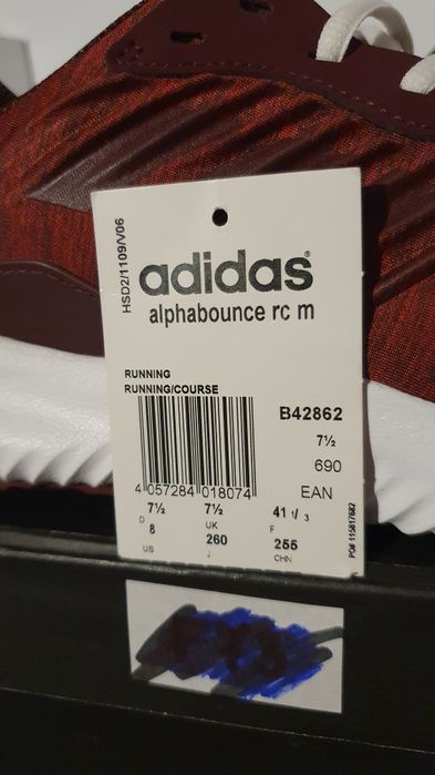 Sneakersy sportowe Adidas Alphabounce rozmiar 41 1/3  wkładka 26 cm