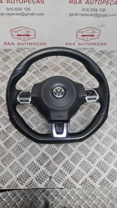Volante Multifunções Com Airbag VW Golf 6 VI Scirocco Original