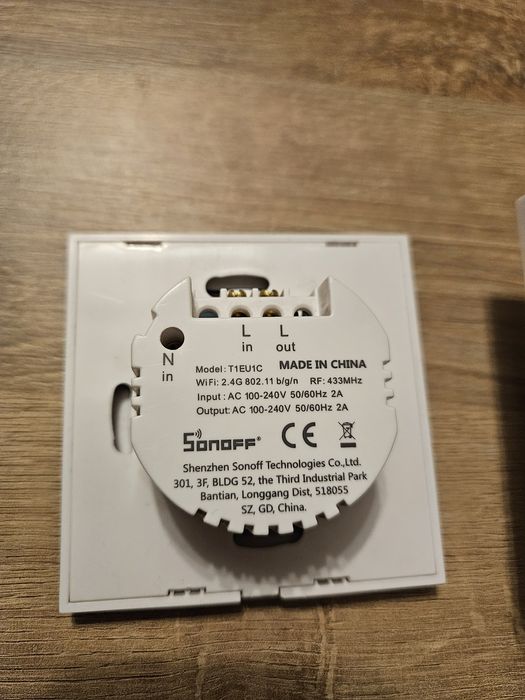 Sonoff touch 2 włączniki światła eWeLink