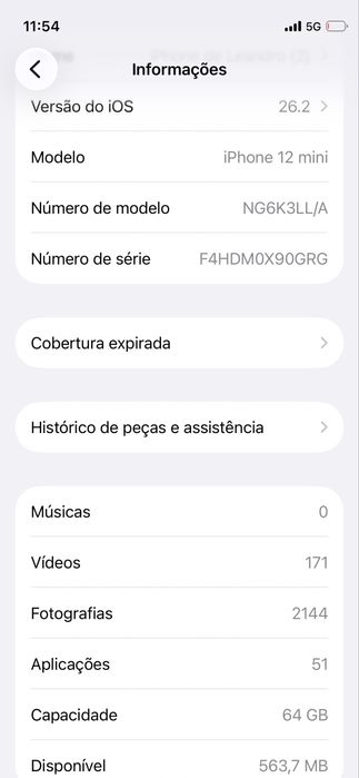 Iphone 12 mini troco por samsung note 20 ultra