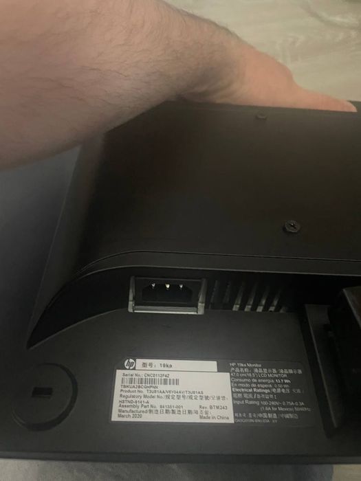 Monitor 19ka Display HP