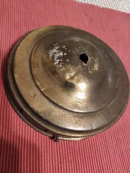 Element starej lampy , mosiądz.