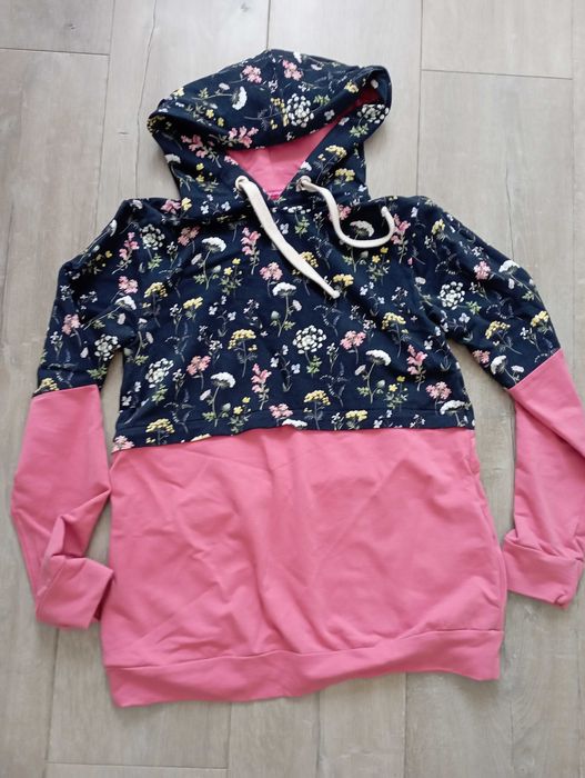 Dwie piękne bluzy ciążowe i do karmienia + jeansy gratis