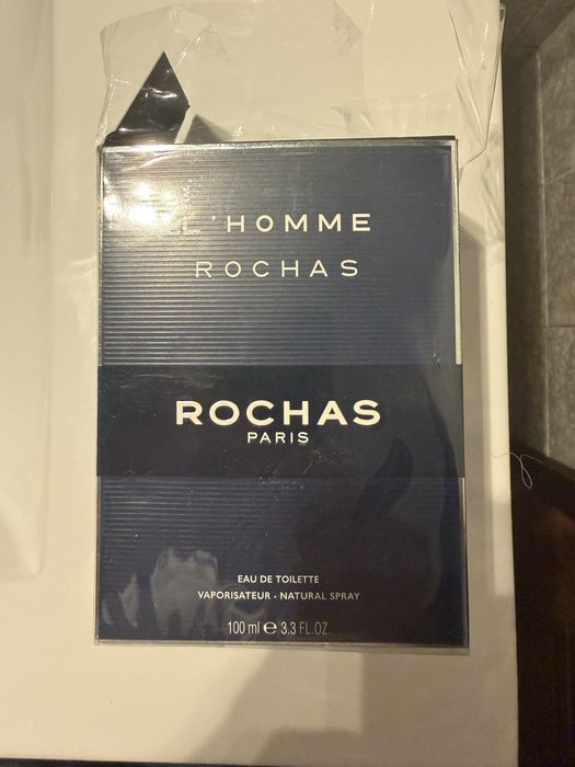 L’homme Rochas EDT 100 ml em caixa usado só uma vez, novo 100Ml