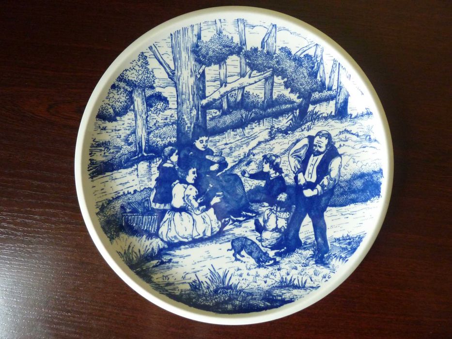Talerz dekoracyjny manufaktury Boch  24,5cm