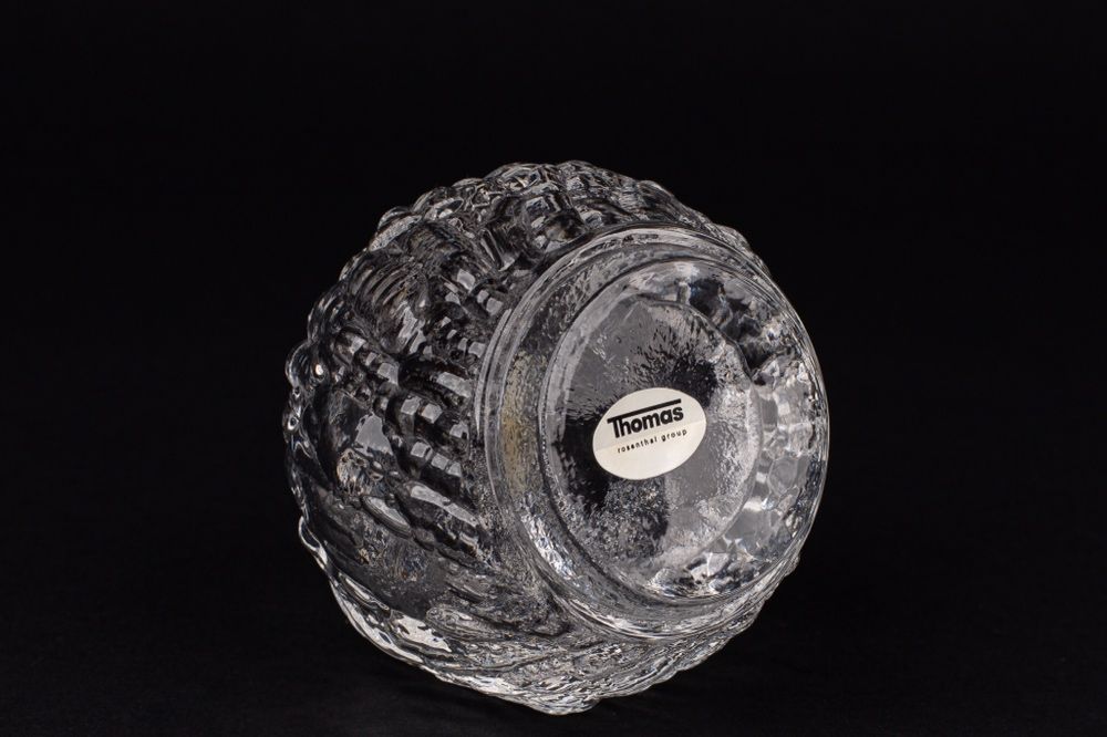 Thomas Rosenthal świecznik kryształowy kula