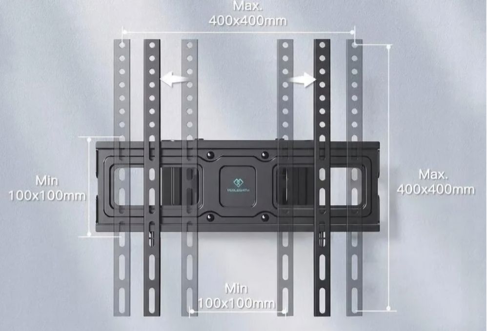 Uchwyt regulowany do telewizorów 32-55" extra strong 45 kg