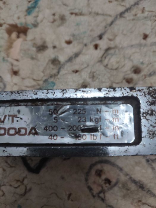 Chave Dinamómetro ou Dinamométrica 50 a 225 NM TROCO por 5 a 25 NM
