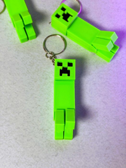 Брелок Майнкрафт (Minecraft)— Крипер, Скелет, Ендермен та Павук