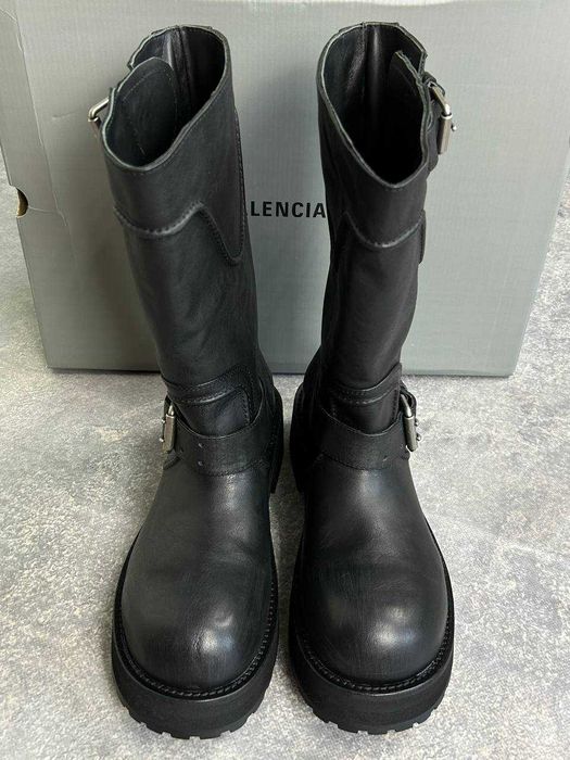 Balenciaga Venom Boot чоботи чорні черные ботинки Strike Stomper 43 40