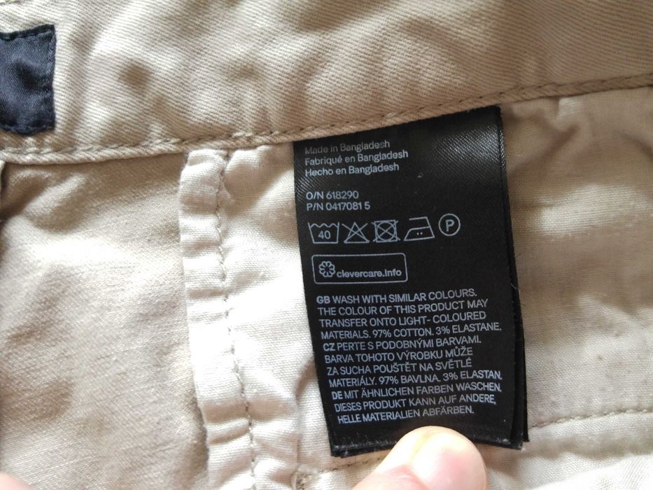 Spodnie męskie bawełniane H&M