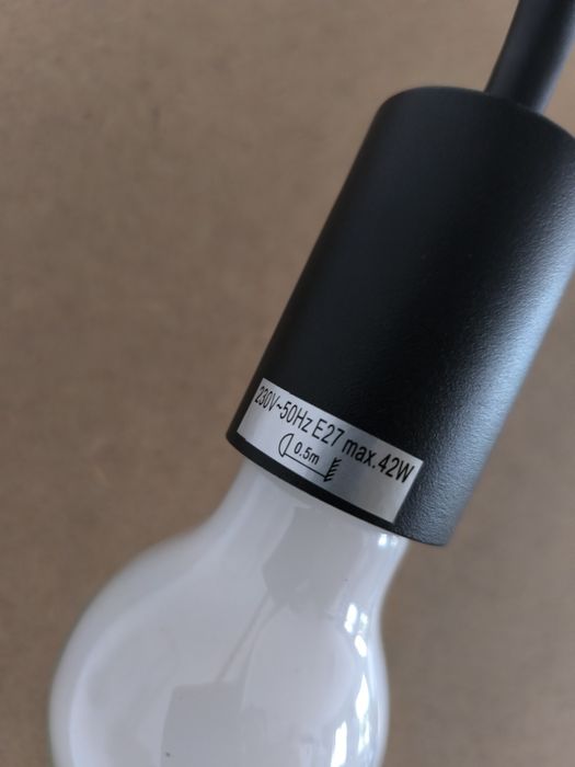 Lampa stołowa Trio Leuchten Diallo - czarna matowa, jak nowa + żarówka