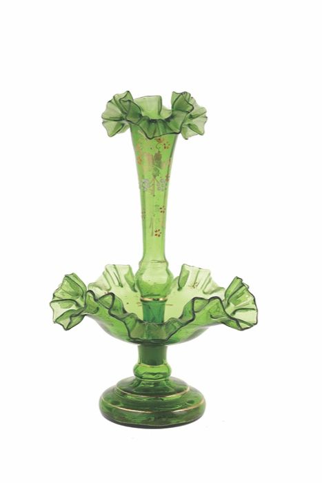 Decanter antigo em cristal moldado