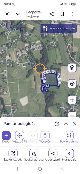 Działka rolna- Zasań - Widok 2