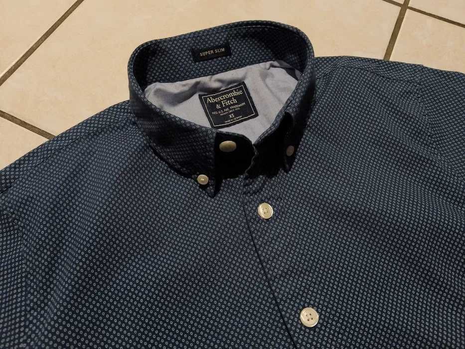 ABERCROMBIE & FITCH USA - NOWA! z LOGO Koszula Męska rozmiar XS