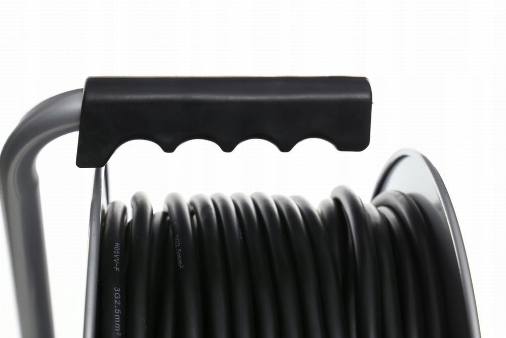 Przedłużacz Bębnowy 50M | 3×2,5Mm² | Metalowy Bęben | 4 Gniazda |16A