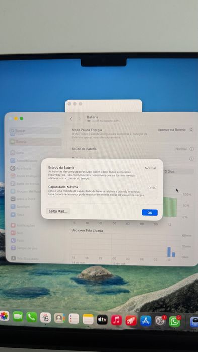 MacBook Pro 16” M1 Pro (2021) | 16 GB RAM | 1 TB SSD | Bateria 93%