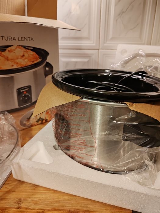 Panela eléctrica de cozedura lenta, SilverCrest. Nunca foi usada, comp