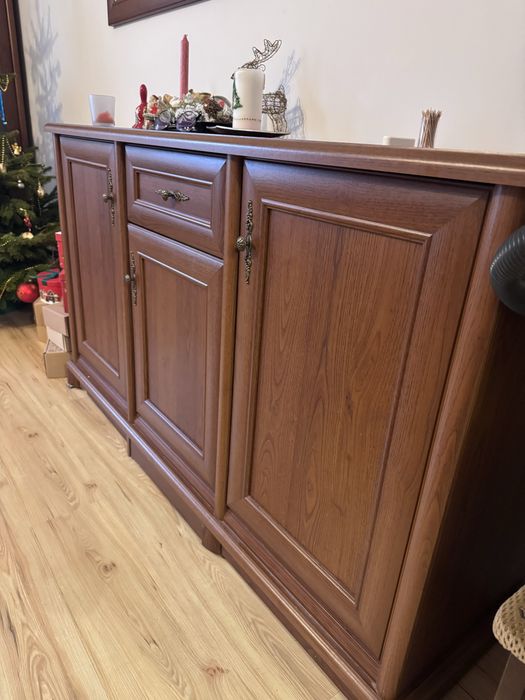 Komplet mebli salon / jadalnia 5 elementów solidne