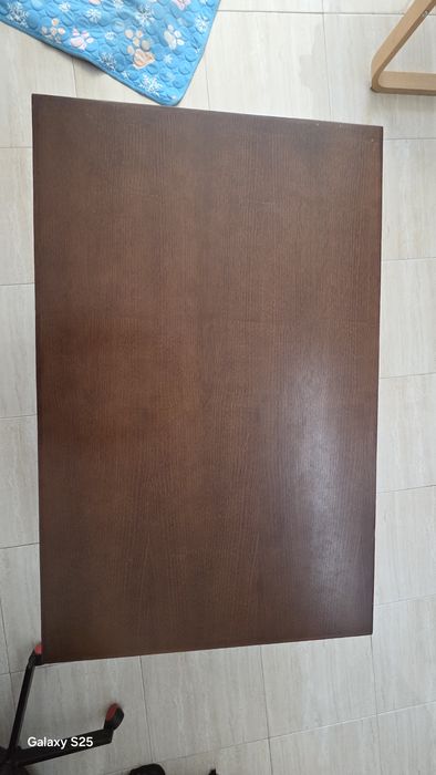 Arca enxoval em madeira maciça de castanho