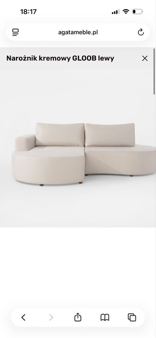 Roczny Narożnik gloob agata meble