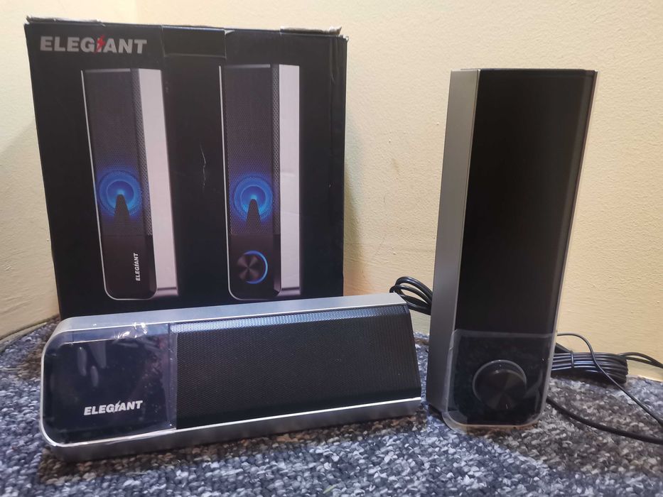 Głośniki stereo ELEGIANT SR400 10W 3,5mm AUX