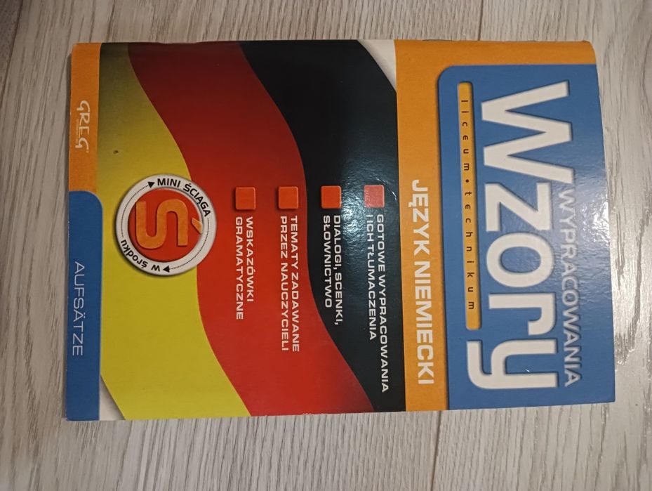 NOWE Książki j.niemiecki Wzory wypracowania GREG