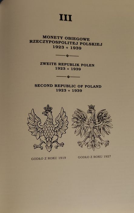 Katalog- Monety polskie od roku 1916- Parchimowicz- 1 wydanie 1996