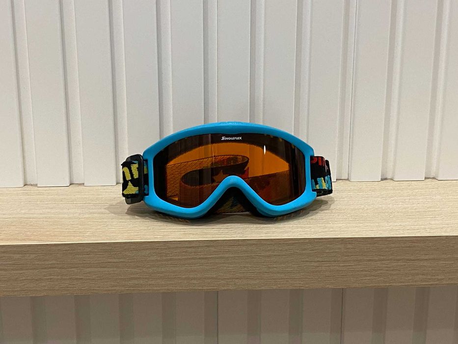 Шолом лижний/сноубордичний дитячий Uvex, 46-50 см + маска Alpina