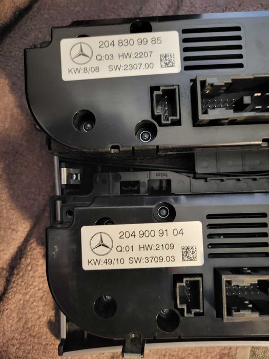 Mercedes W 204 coupe drzwi kolor 650