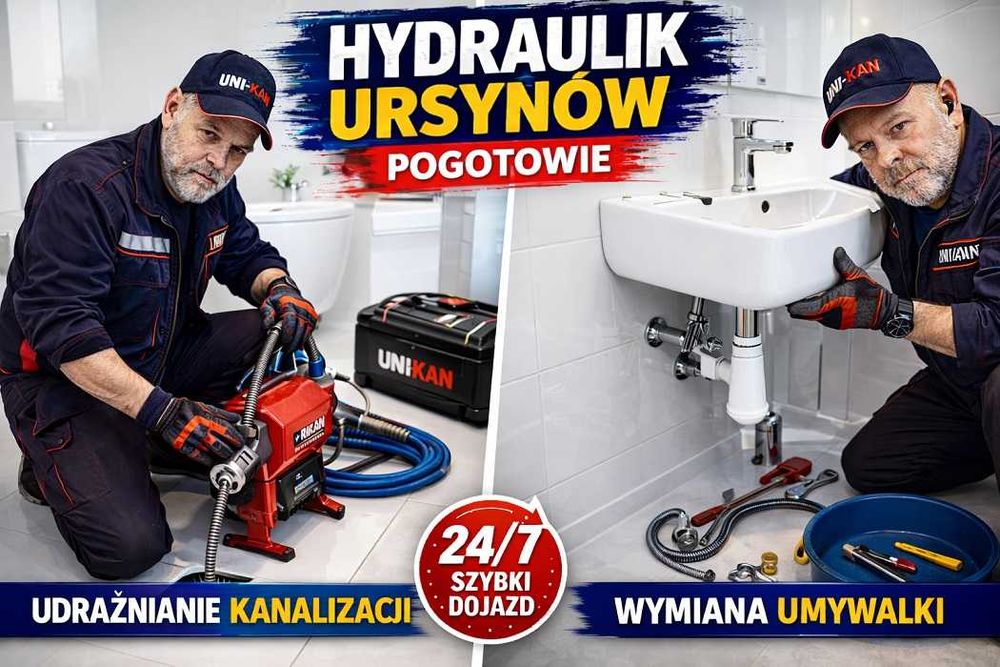 Hydraulik Warszawa 24h | Awarie | Szybki dojazd | Pogotowie
