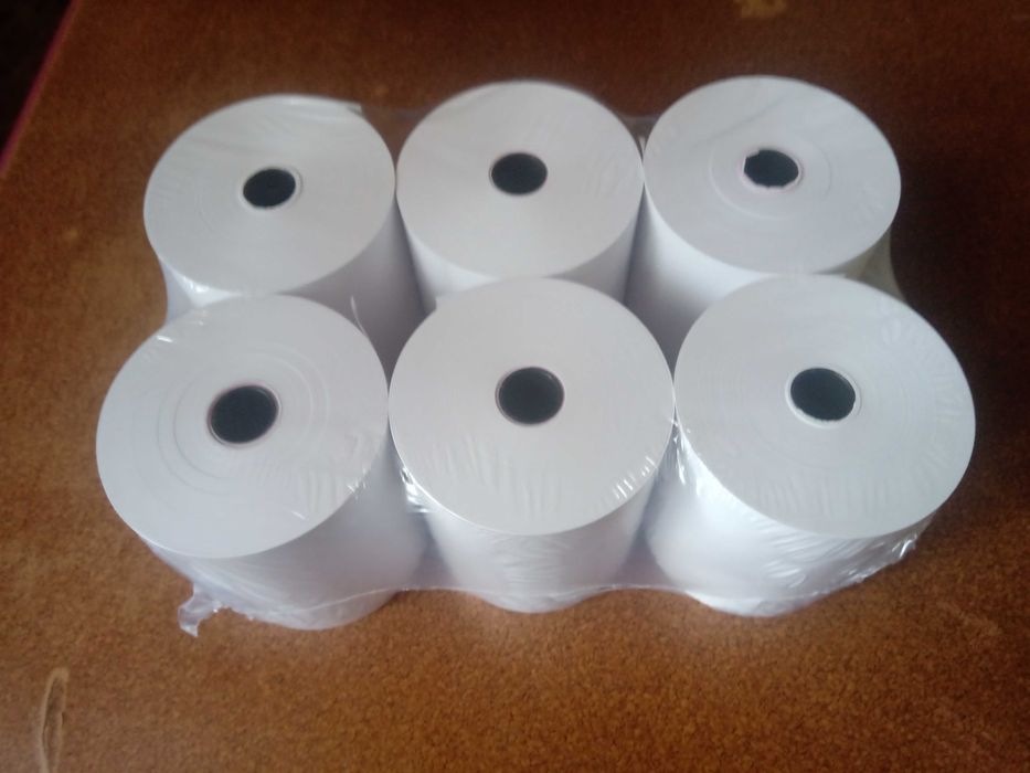 Касова чекова стрічка з термопаперу 80мм/75м. Кассовая лента 80/75: 35 ...