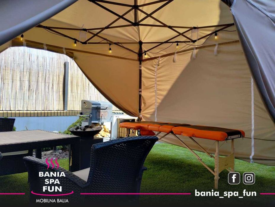 Bania Balia Jacuzzi Spa Ruska Bania, Namiot, Masaż - wynajem