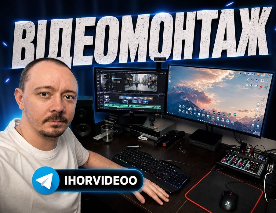 Видеомонтаж Монтажер Монтаж видео Дизайн | Тик Ток Рилс |